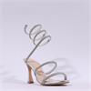Una Healy Maneater Twist High Heel - Chrome